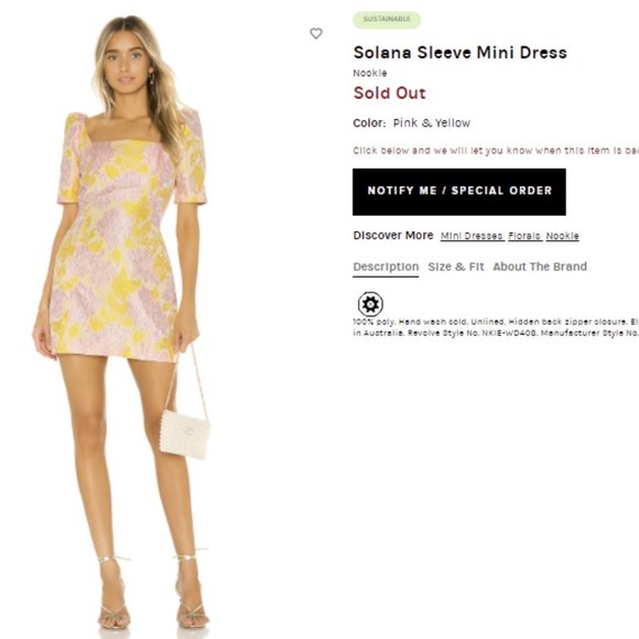 Nookie Solana Sleeve Mini Dress - Picture 2 of 5